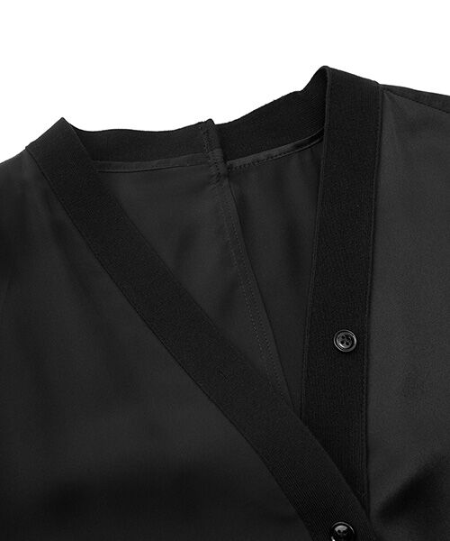 JNBY / ジェーエヌビーワイ シャツ・ブラウス | Dual Texture Elegance Cardigan / エレガンスカーディガン | 詳細9