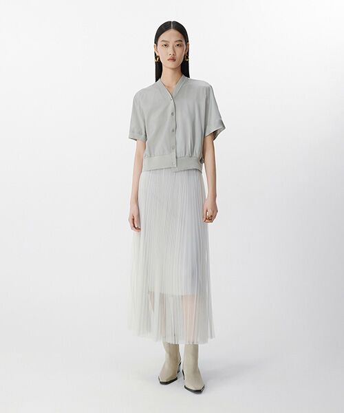 JNBY / ジェーエヌビーワイ シャツ・ブラウス | Dual Texture Elegance Cardigan / エレガンスカーディガン | 詳細17