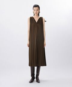 JNBY / ジェーエヌビーワイ ロング・マキシ丈ワンピース | Graceflow Pleated Dress / プリーツドレス