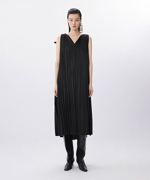 JNBY / ジェーエヌビーワイ ロング・マキシ丈ワンピース | Graceflow Pleated Dress / プリーツドレス | 詳細1