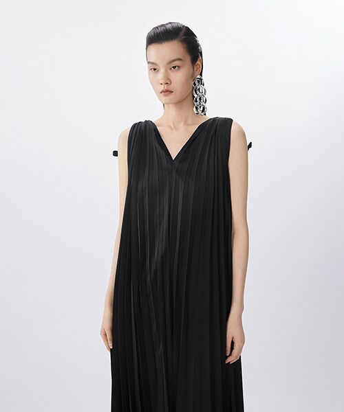 JNBY / ジェーエヌビーワイ ロング・マキシ丈ワンピース | Graceflow Pleated Dress / プリーツドレス | 詳細4