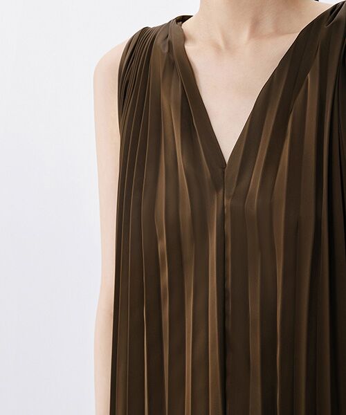 JNBY / ジェーエヌビーワイ ロング・マキシ丈ワンピース | Graceflow Pleated Dress / プリーツドレス | 詳細14