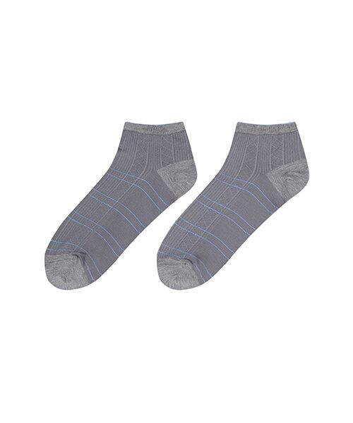 JNBY/ジェーエヌビーワイ Striped Anklet Socks GRAY ONE SIZE JNBY/ジェーエヌビーワイ Striped Anklet Socks GRAY ONE SIZE