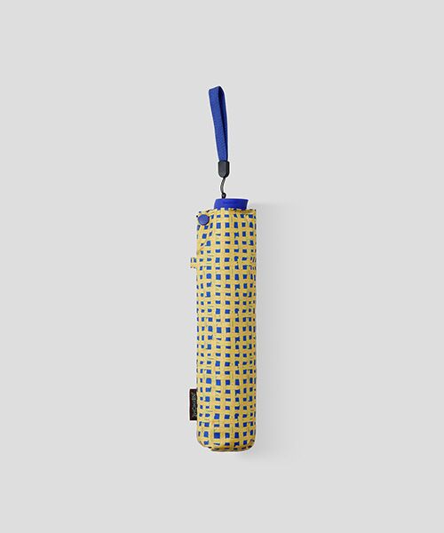 JNBY/ジェーエヌビーワイ Sketch Plaid Umbrella / チェック柄 折りたたみ傘 YELLOW ONE SIZE JNBY/ジェーエヌビーワイ Sketch Plaid Umbrella / チェック柄 折りたたみ傘 YELLOW ONE SIZE