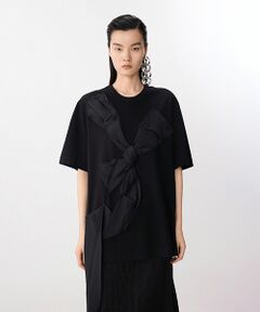 JNBY / ジェーエヌビーワイ カットソー | Whispering Ribbon T-shirt / リボンTシャツ