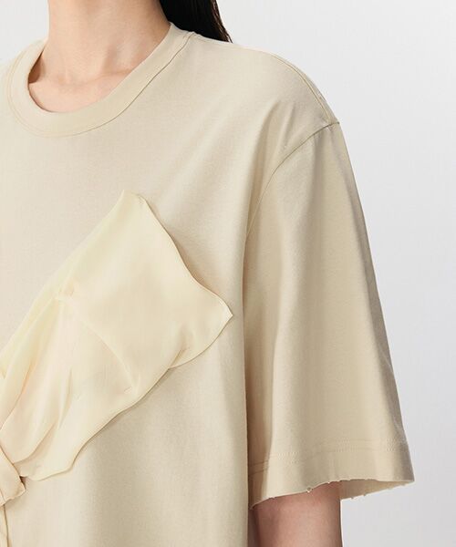 JNBY / ジェーエヌビーワイ カットソー | Whispering Ribbon T-shirt / リボンTシャツ | 詳細2