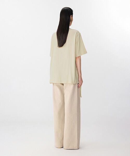 JNBY / ジェーエヌビーワイ カットソー | Whispering Ribbon T-shirt / リボンTシャツ | 詳細6