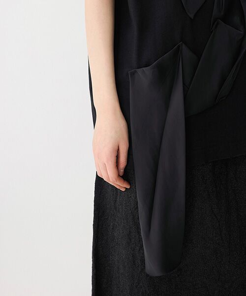 JNBY / ジェーエヌビーワイ カットソー | Whispering Ribbon T-shirt / リボンTシャツ | 詳細12