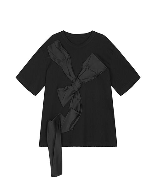 JNBY / ジェーエヌビーワイ カットソー | Whispering Ribbon T-shirt / リボンTシャツ | 詳細16