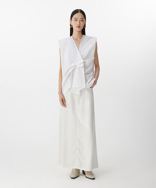 JNBY / ジェーエヌビーワイ ロング・マキシ丈スカート | Tencel Touch Skirt / テンセルスカート | 詳細5