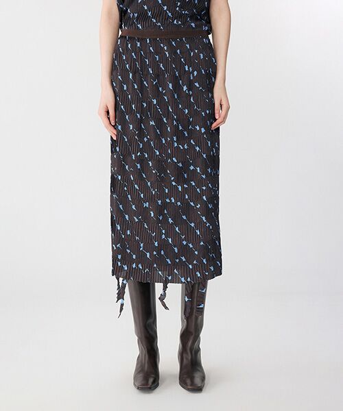 JNBY / ジェーエヌビーワイ ロング・マキシ丈スカート | Pleated Geometry Skirt / プリーツスカート | 詳細10