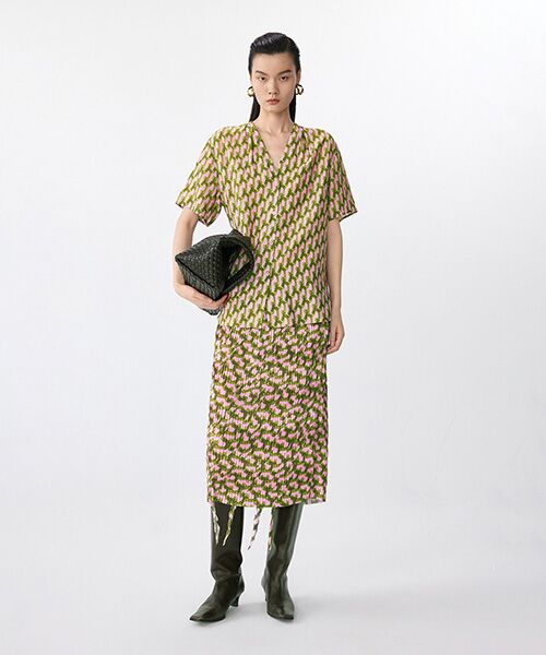 JNBY / ジェーエヌビーワイ ロング・マキシ丈スカート | Pleated Geometry Skirt / プリーツスカート | 詳細26