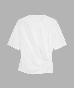 JNBY / ジェーエヌビーワイ Tシャツ | Sculpted Drape Top / ドレープトップス