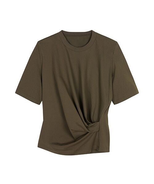 セール】 Sculpted Drape Top / ドレープトップス （Tシャツ