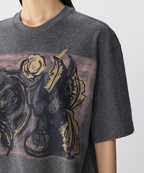 JNBY / ジェーエヌビーワイ カットソー | Cyclamen Bloom T-shirt / Tシャツ | 詳細2