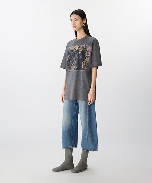 JNBY / ジェーエヌビーワイ カットソー | Cyclamen Bloom T-shirt / Tシャツ | 詳細5