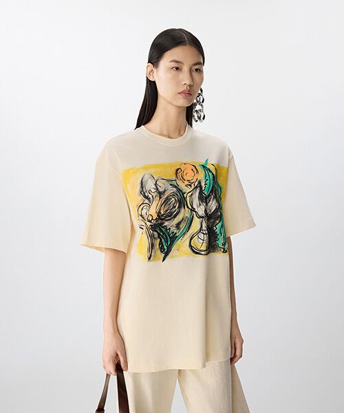 JNBY / ジェーエヌビーワイ カットソー | Cyclamen Bloom T-shirt / Tシャツ | 詳細11