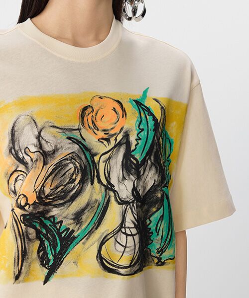 JNBY / ジェーエヌビーワイ カットソー | Cyclamen Bloom T-shirt / Tシャツ | 詳細12