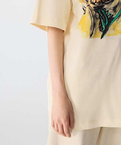 JNBY / ジェーエヌビーワイ カットソー | Cyclamen Bloom T-shirt / Tシャツ | 詳細13