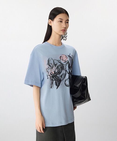 JNBY / ジェーエヌビーワイ カットソー | Cyclamen Bloom T-shirt / Tシャツ | 詳細20