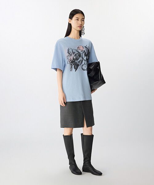 JNBY / ジェーエヌビーワイ カットソー | Cyclamen Bloom T-shirt / Tシャツ | 詳細24