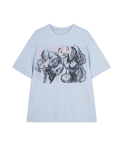 JNBY / ジェーエヌビーワイ カットソー | Cyclamen Bloom T-shirt / Tシャツ | 詳細26