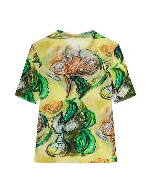 JNBY / ジェーエヌビーワイ カットソー | Floral Sheer Fit Top / シアーフィットトップス | 詳細2