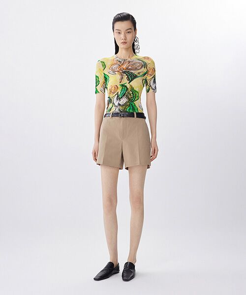 JNBY / ジェーエヌビーワイ カットソー | Floral Sheer Fit Top / シアーフィットトップス | 詳細7