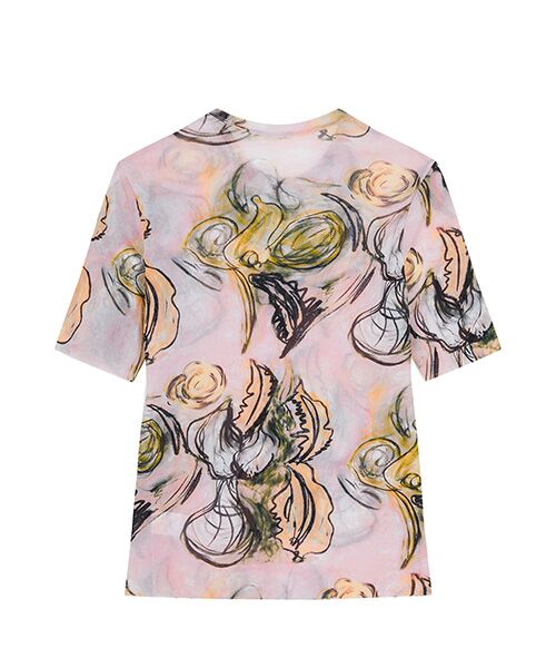 JNBY / ジェーエヌビーワイ カットソー | Floral Sheer Fit Top / シアーフィットトップス | 詳細11