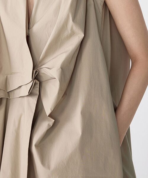 JNBY / ジェーエヌビーワイ ロング・マキシ丈ワンピース | Asym Tuck Dress / タックドレス | 詳細18