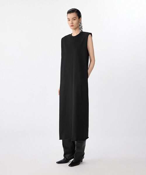 JNBY / ジェーエヌビーワイ ロング・マキシ丈ワンピース | Structured Line Dress / リネンドレス | 詳細1