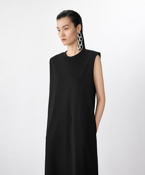 JNBY / ジェーエヌビーワイ ロング・マキシ丈ワンピース | Structured Line Dress / リネンドレス | 詳細4