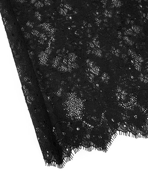 JNBY / ジェーエヌビーワイ シャツ・ブラウス | Sheer Lace Shirt / シアーレースシャツ | 詳細10