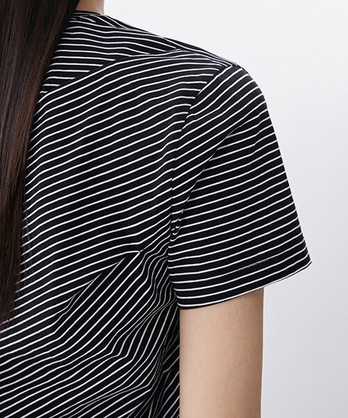 JNBY / ジェーエヌビーワイ Tシャツ | Tucked Stripe Top / ストライプトップス | 詳細12