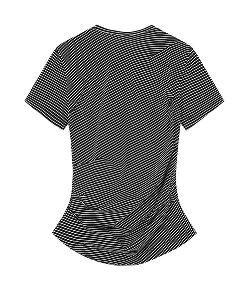 FTC ストライプ トップ Tシャツ 長袖 Black White 送料込み FTC STRIPE KNIT SHIRT ストリート・サーフブランドアイテムの