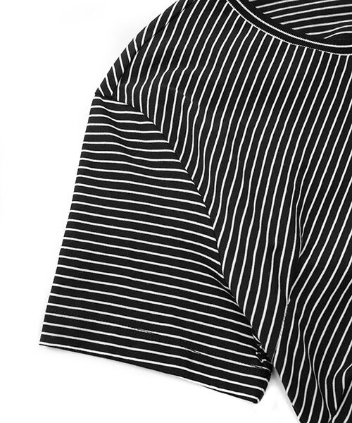 JNBY / ジェーエヌビーワイ Tシャツ | Tucked Stripe Top / ストライプトップス | 詳細19