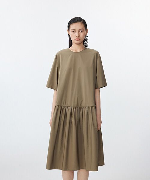 JNBY / ジェーエヌビーワイ ロング・マキシ丈ワンピース | Gathered Ease Dress / ギャザードレス | 詳細4