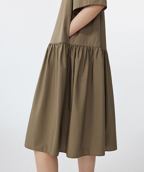 JNBY / ジェーエヌビーワイ ロング・マキシ丈ワンピース | Gathered Ease Dress / ギャザードレス | 詳細6