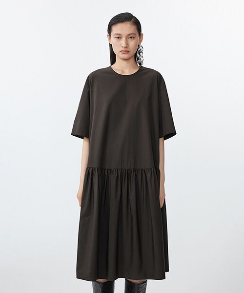 JNBY / ジェーエヌビーワイ ロング・マキシ丈ワンピース | Gathered Ease Dress / ギャザードレス | 詳細12