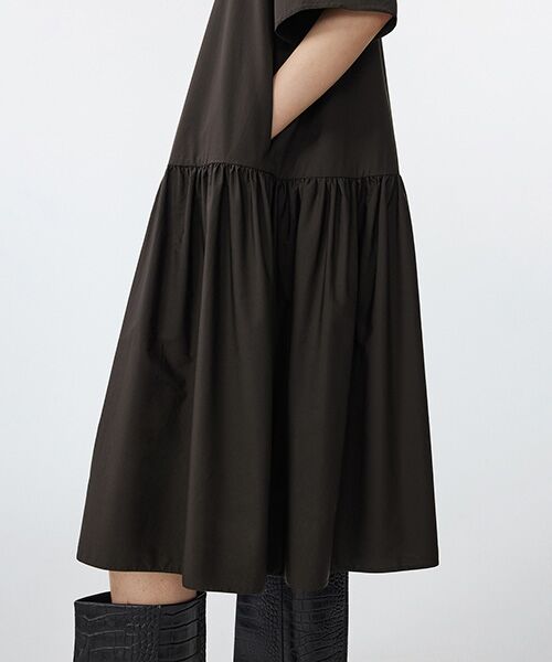 JNBY / ジェーエヌビーワイ ロング・マキシ丈ワンピース | Gathered Ease Dress / ギャザードレス | 詳細15