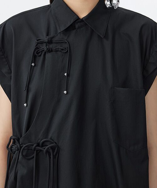 JNBY / ジェーエヌビーワイ シャツ・ブラウス | Chinese Panko Cotton Shirt / コットンシャツ | 詳細2