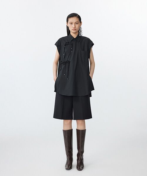 JNBY / ジェーエヌビーワイ シャツ・ブラウス | Chinese Panko Cotton Shirt / コットンシャツ | 詳細4