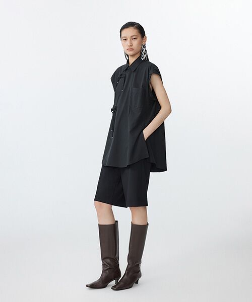 JNBY / ジェーエヌビーワイ シャツ・ブラウス | Chinese Panko Cotton Shirt / コットンシャツ | 詳細5