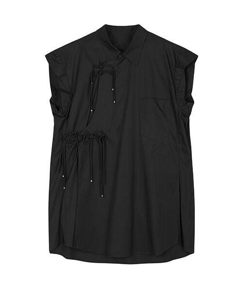 JNBY / ジェーエヌビーワイ シャツ・ブラウス | Chinese Panko Cotton Shirt / コットンシャツ | 詳細7