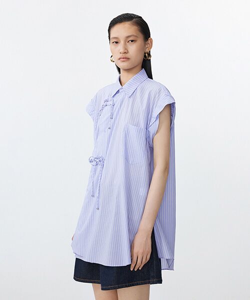 JNBY / ジェーエヌビーワイ シャツ・ブラウス | Chinese Panko Cotton Shirt / コットンシャツ | 詳細10