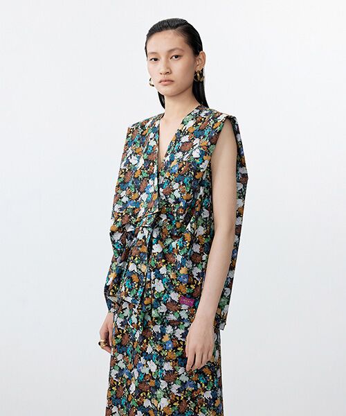 JNBY / ジェーエヌビーワイ シャツ・ブラウス | Liberty Tuck Shirt / リバティタックシャツ | 詳細1