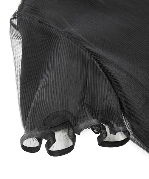 JNBY / ジェーエヌビーワイ ロング・マキシ丈ワンピース | Ruffled Sheer Dress | 詳細10