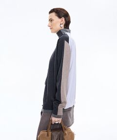 JNBY / ジェーエヌビーワイ カーディガン・ボレロ | Layered Block Cardigan