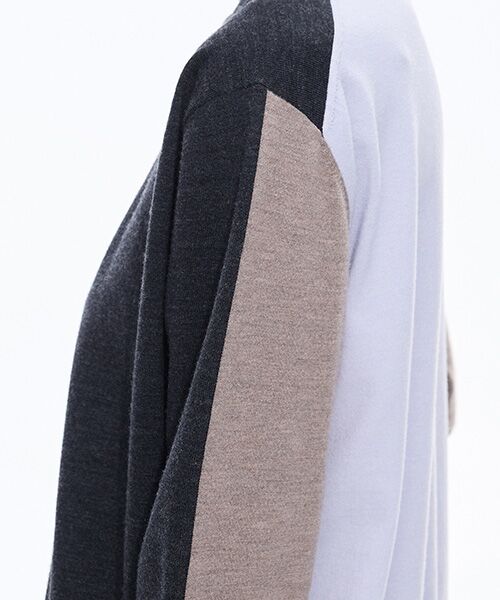 JNBY / ジェーエヌビーワイ カーディガン・ボレロ | Layered Block Cardigan | 詳細3