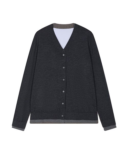 JNBY / ジェーエヌビーワイ カーディガン・ボレロ | Layered Block Cardigan | 詳細8